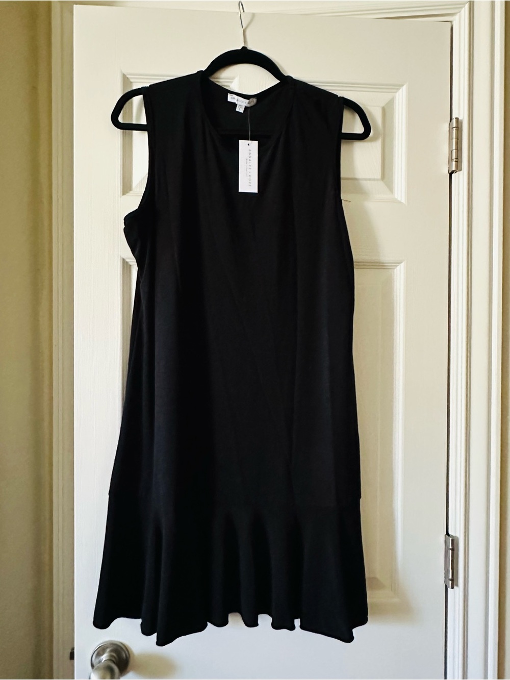 Annalee + Hope Black Sleeveless Midi Dress